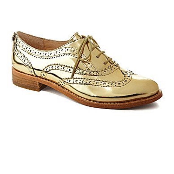 Sam Edelman Shoes - Sam Edelman Jerome Gold Metallic Oxford Size 7